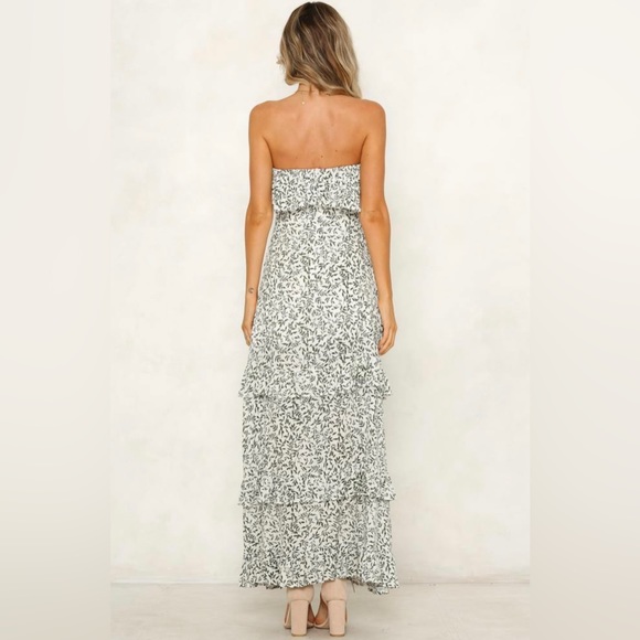 Hello Molly Carnaby Maxi Dress White Size XS - Picture 7 of 9